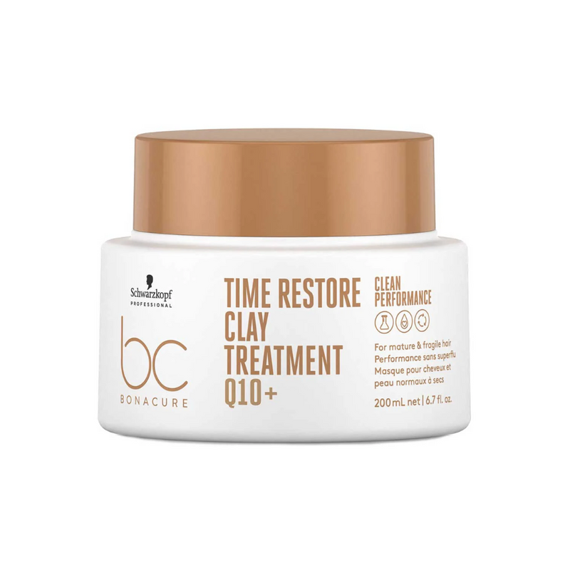 Load image into Gallery viewer, Schwarzkopf BC Clean Performance Q10+ Time Restore Clay Treatment 200ml

