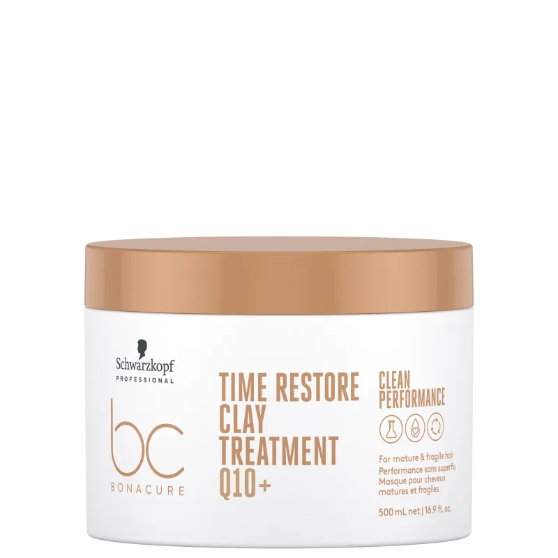 Load image into Gallery viewer, Schwarzkopf BC Clean Performance Q10+ Time Restore Clay Treatment 500ml
