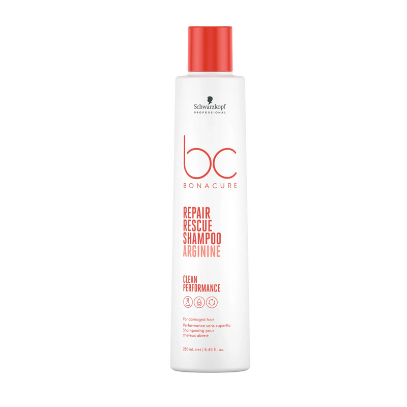 Load image into Gallery viewer, Schwarzkopf Professional BC Clean Performance Repair Rescue Shampoo 250ml &amp; Conditioner 200ml Duo
