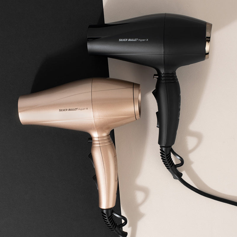 Load image into Gallery viewer, Silver Bullet Hyper X Hair Dryer Black
