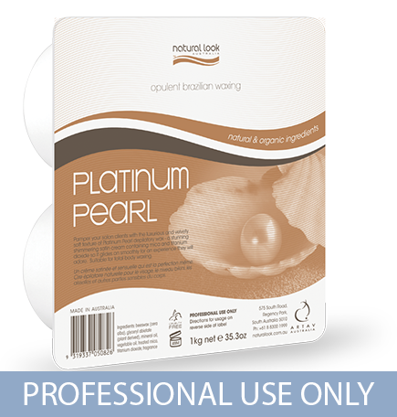 Natural Look Depilatory Wax SOLID Platinum Pearl - 1kg - Beautopia Hair & Beauty