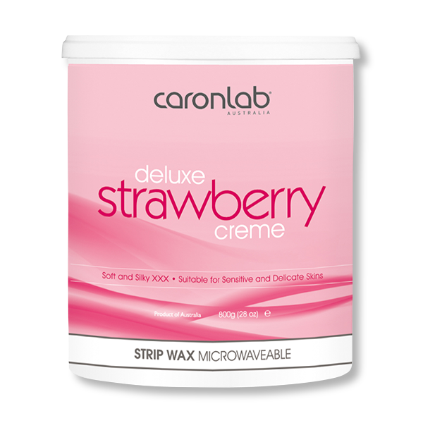 Load image into Gallery viewer, Caronlab Strip Wax Strawberry Creme 800g - Beautopia Hair &amp; Beauty
