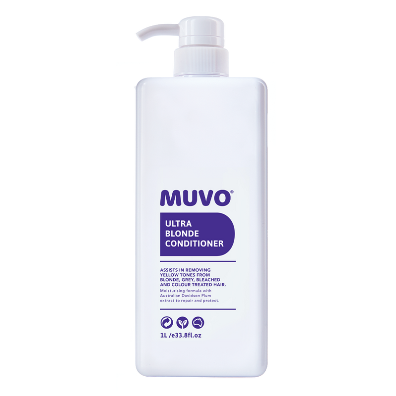 Load image into Gallery viewer, MUVO Ultra Blonde Conditioner 1 Litre - Beautopia Hair &amp; Beauty
