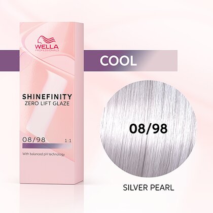 Load image into Gallery viewer, Wella Shinefinity  08/98 Silver Pearl 60ml

