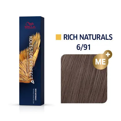 Load image into Gallery viewer, Wella Koleston Perfect Permanent Hair Colour 6/91 Dark Blonde-Ash Blonde 60g
