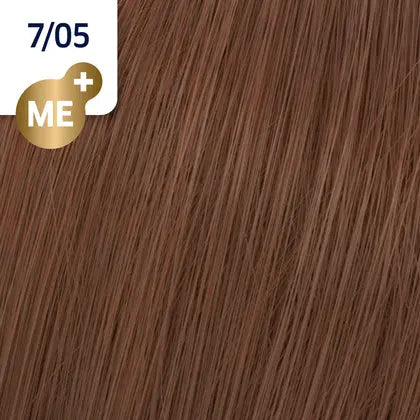 Wella Koleston Perfect Permanent Hair Colour 7/05 Medium Blonde-Natural Mahogany 60g