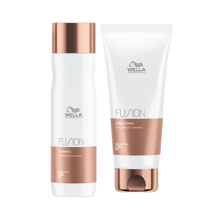 Load image into Gallery viewer, Wella Fusion Intense Repair Shampoo 250ml &amp; Conditioner 200ml Duo
