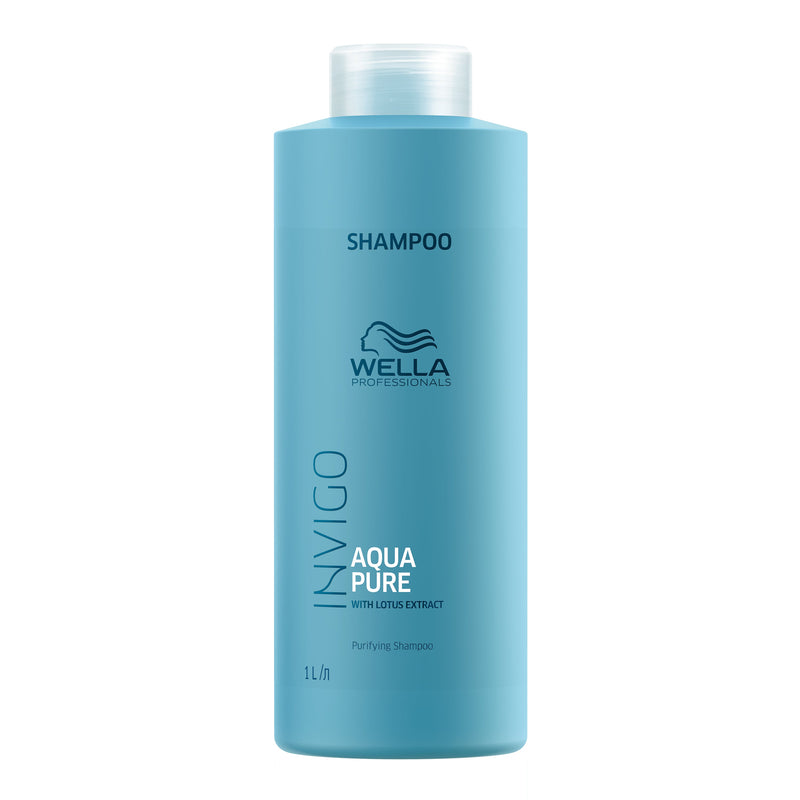 Load image into Gallery viewer, Wella  Invigo Balance Aqua Pure Purifying Shampoo 1 Litre
