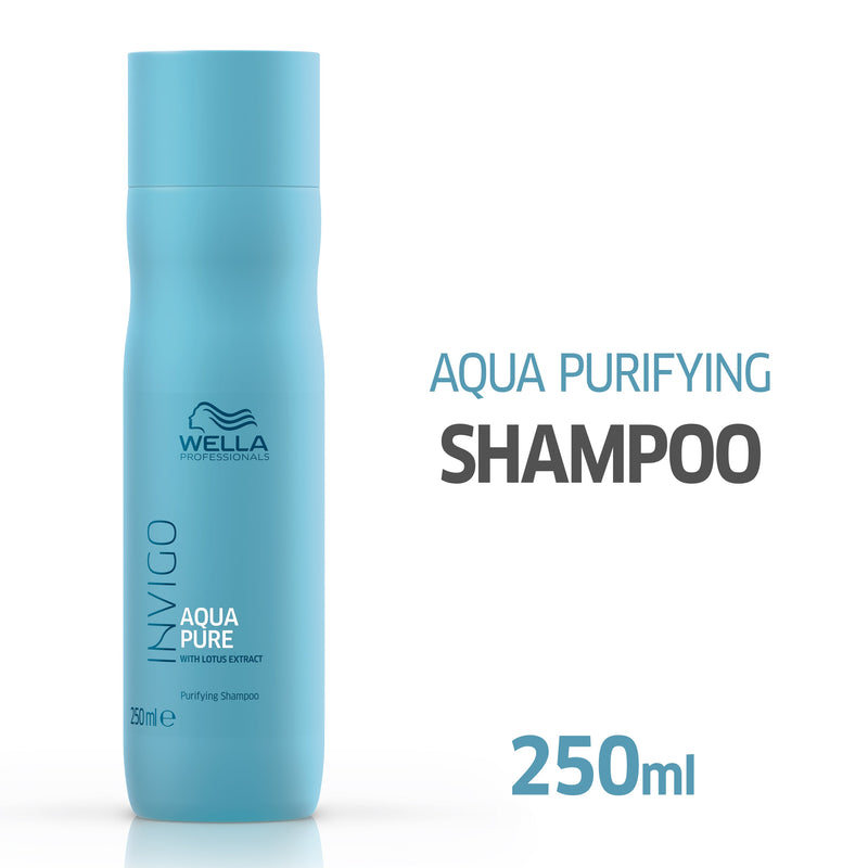 Load image into Gallery viewer, Wella  Invigo Balance Aqua Pure Purifying Shampoo 250ml
