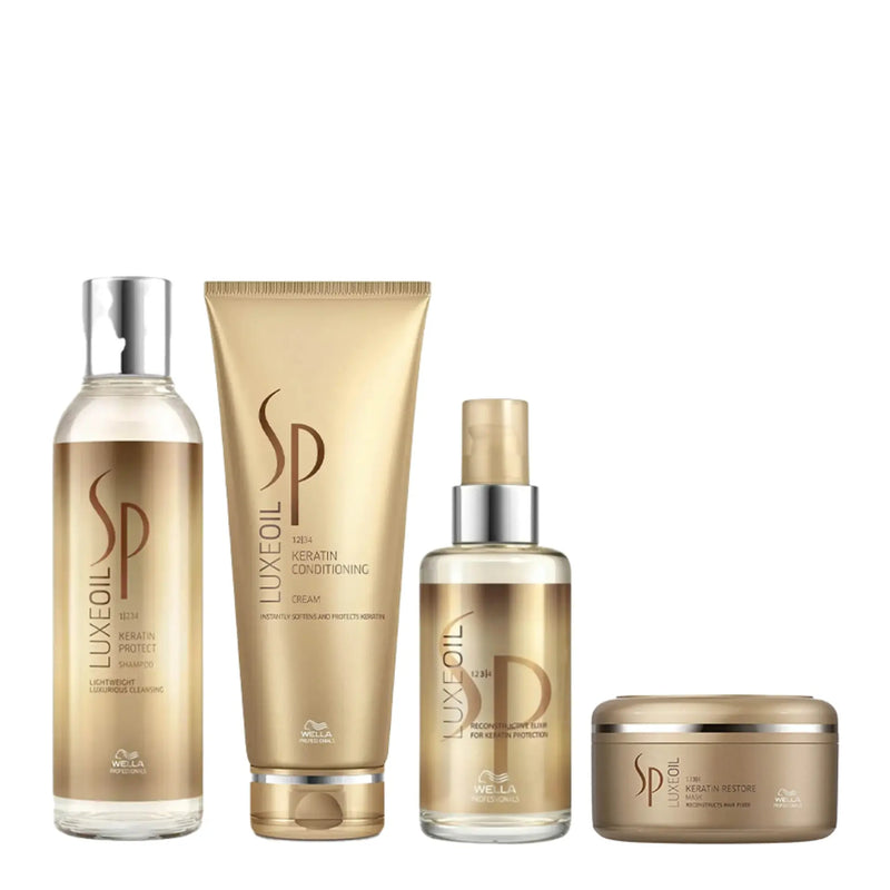 Load image into Gallery viewer, Wella SP System Professional LuxeOil Quad Bundle
