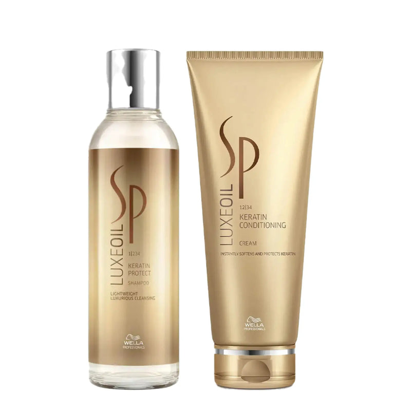 Load image into Gallery viewer, Wella SP System Professional LuxeOil Shampoo &amp; Conditioner 200ml Duo

