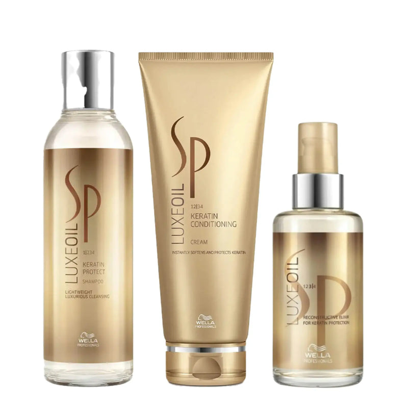 Load image into Gallery viewer, Wella SP System Professional LuxeOil Trio With Reconstructive Elixir 100ml
