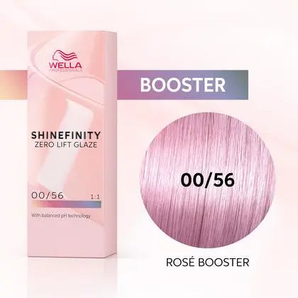 Load image into Gallery viewer, Wella Shinefinity 00/56 Rose Booster 60ml
