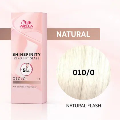 Load image into Gallery viewer, Wella Shinefinity 010/0 Lightest Blonde Natural (Natural Flash) 60ml
