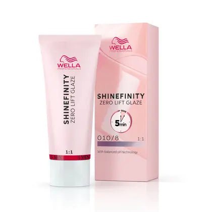 Load image into Gallery viewer, Wella Shinefinity 010/8 Lightest Blonde Pearl (Opal Flash) 60ml
