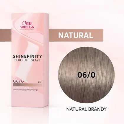 Load image into Gallery viewer, Wella Shinefinity 06/0 Natural Brandy 60ml
