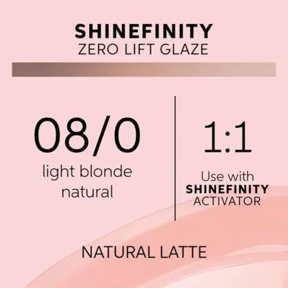 Load image into Gallery viewer, Wella Shinefinity 08/0 Natural Latte 60ml
