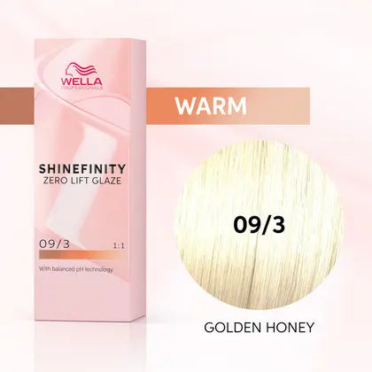 Load image into Gallery viewer, Wella Shinefinity 09/3 Golden Honey 60ml
