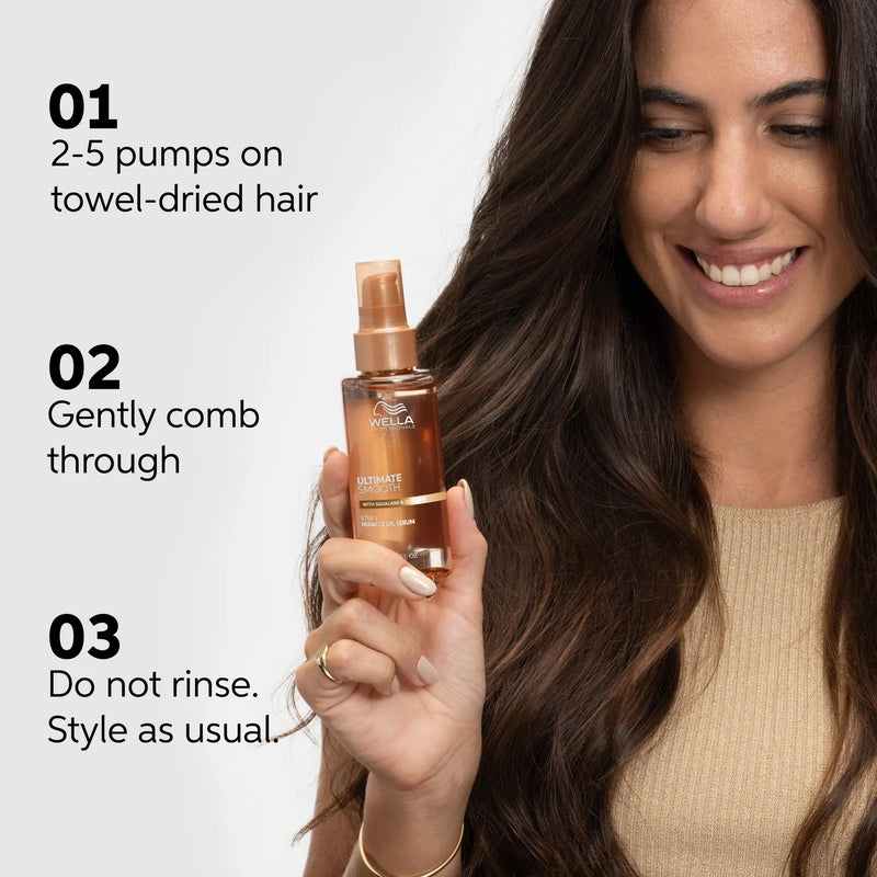 Load image into Gallery viewer, Wella Ultimate Smooth Miracle Oil Serum 30ml
