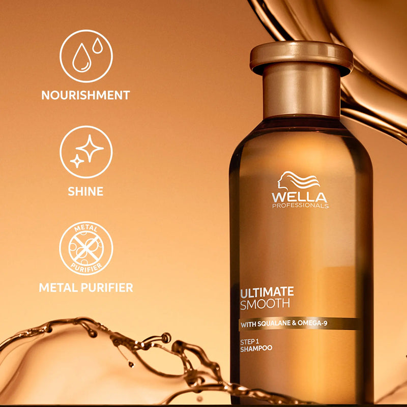 Load image into Gallery viewer, Wella Ultimate Smooth Shampoo 250ml
