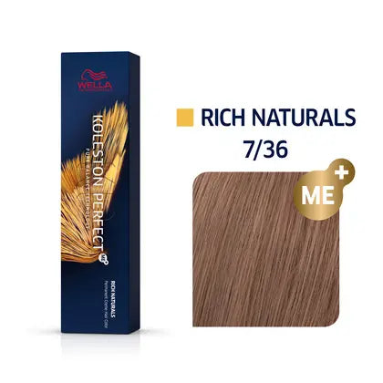 Load image into Gallery viewer, Wella Koleston Perfect Permanent Hair Colour 7/36 Medium Blonde-Golden Violet 60g
