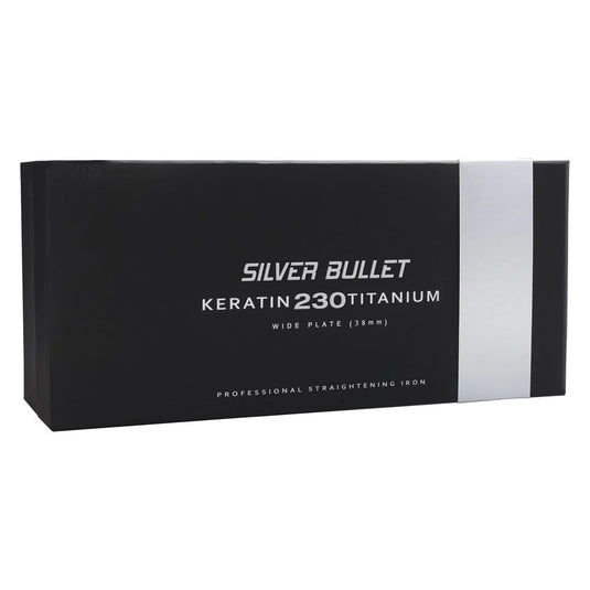 Silver Bullet Keratin 230 Titanium Hair Straightener 38mm Wide Plate