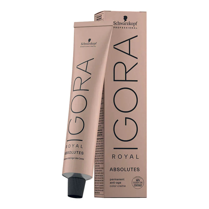 Load image into Gallery viewer, Schwarzkopf Igora Royal Permanent Colour Absolutes 8-140 Light Blonde Cendré Beige Natural 60ml
