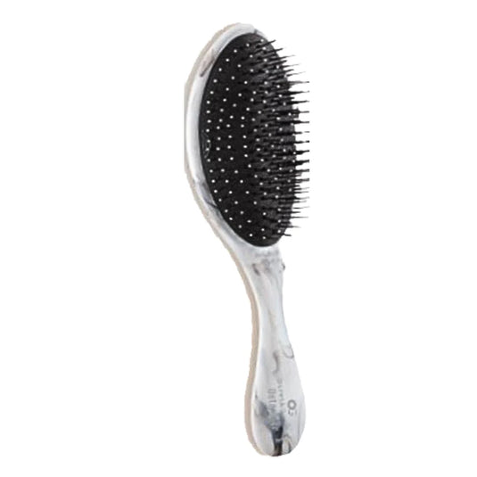 Olivia Garden Marble Detangler Medium-Thick Hair White