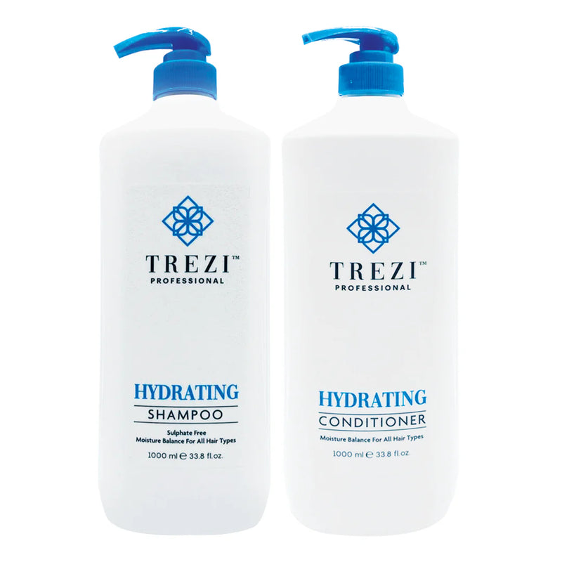 Load image into Gallery viewer, Trezi Hydrating Shampoo &amp; Conditioner Duo 1 Litre
