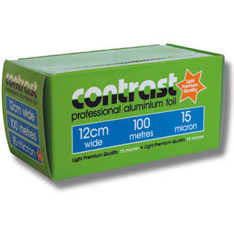 Load image into Gallery viewer, Contrast Professional Foil Roll 12cm x 100m 20 Micron
