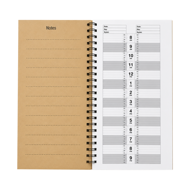 Load image into Gallery viewer, Santorini Appointment Book 2-4 Column 100 pages Narrow Natural

