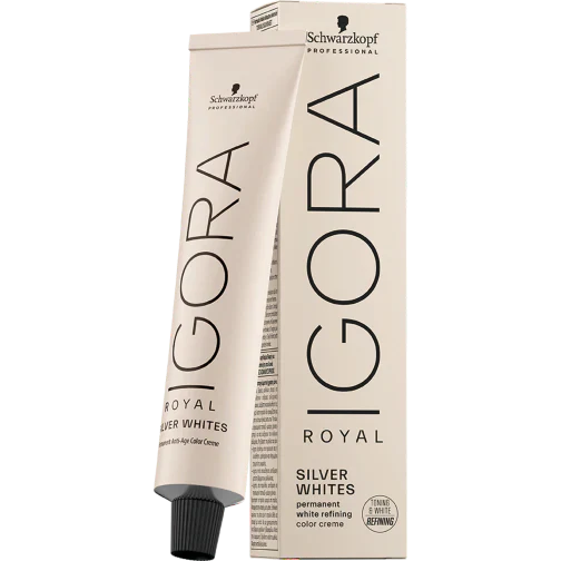 Schwarzkopf Igora Royal Silver White Permanent White Refining Colour Dove Grey 60ml