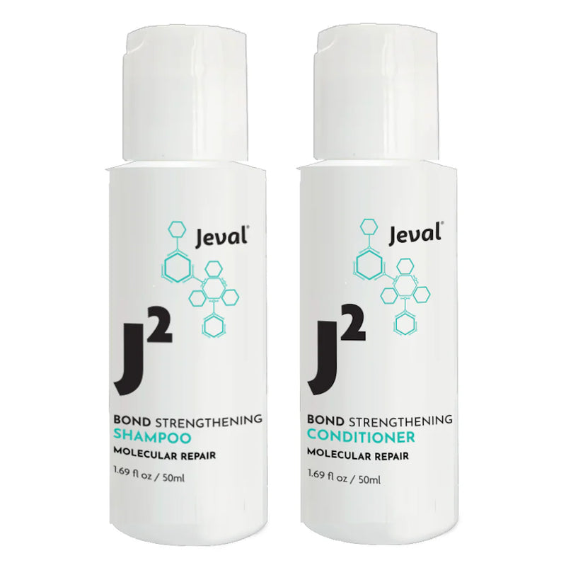 Load image into Gallery viewer, Jeval J2 Bond Strengthening Shampoo &amp; Conditioner Travel Duo 50ml
