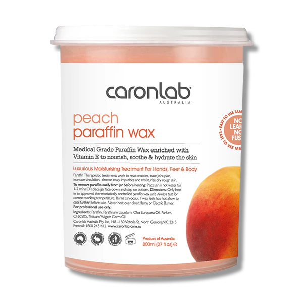 Load image into Gallery viewer, Caronlab Parrafin Wax Peach 800ml
