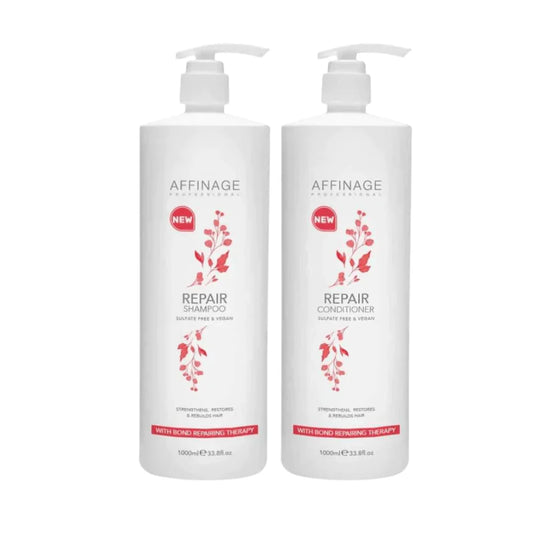 Affinage Repair Shampoo & Conditioner 1 Litre Duo