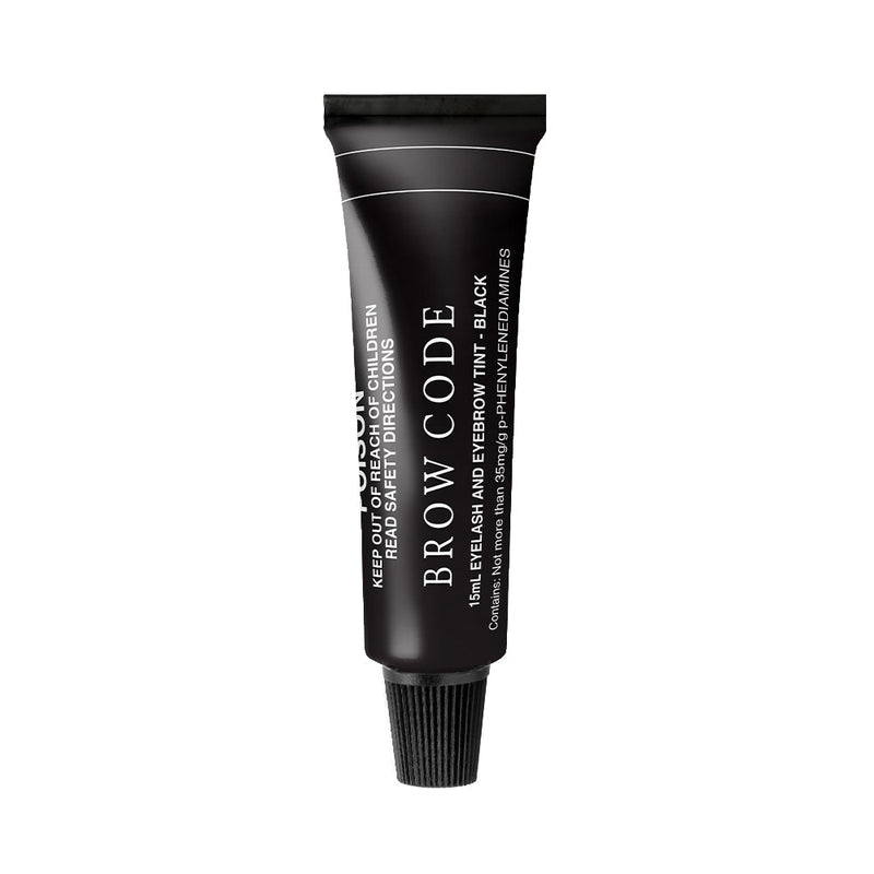 Load image into Gallery viewer, Brow Code Eyelash &amp; Eyebrow Tint Black 15ml
