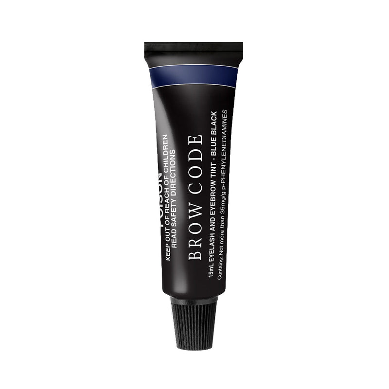 Load image into Gallery viewer, Brow Code Eyelash &amp; Eyebrow Tint Blue Black 15ml
