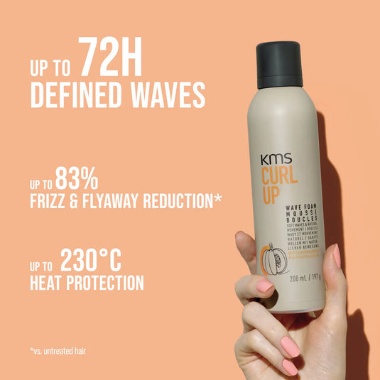 KMS Curl Up Wave Foam 200ml