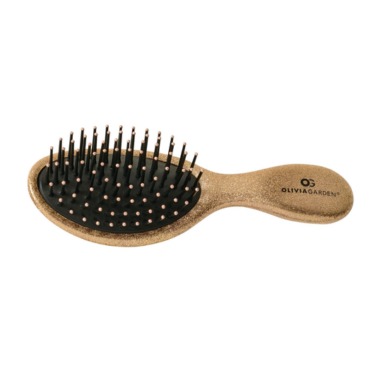 Olivia Garden Holiday Glam 2026 Mini Detangler Brush Gold