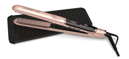 Olivia Garden Titanium + Ion Hair Straightener 25mm Rose Gold
