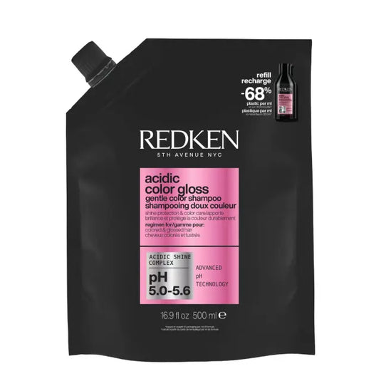 Redken Acidic Color Gloss Shampoo Refill Pouch 500ml