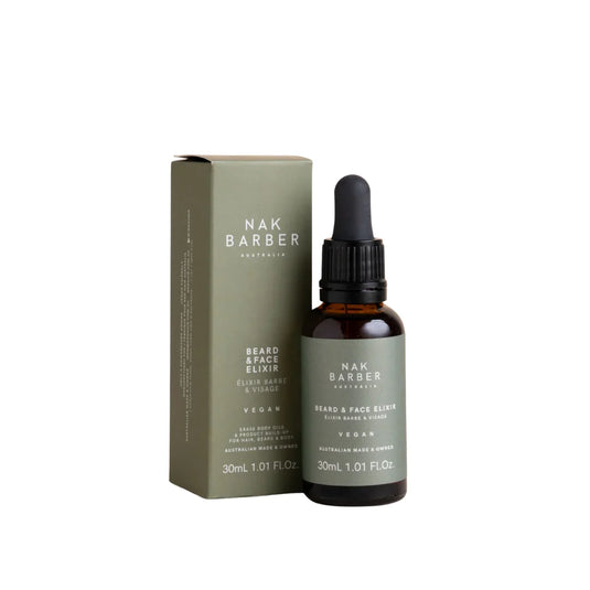 NAK Barber Beard and Face Elixir 30ml