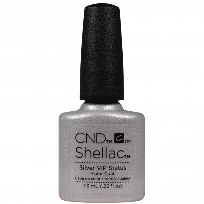 Load image into Gallery viewer, CND Shellac Gel Polish Silver VIP 7.3ml
