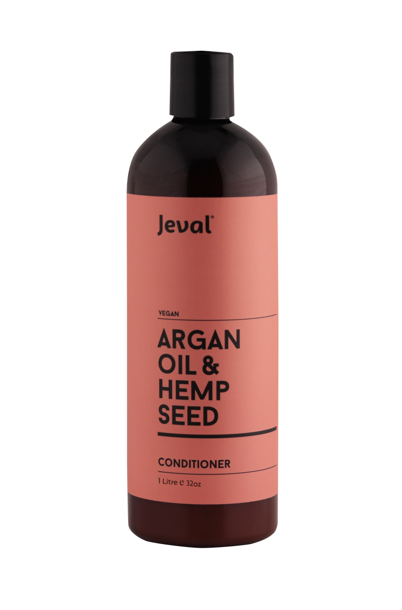 Load image into Gallery viewer, Jeval Infusions Argan Oil &amp; Hemp Seed Conditioner 1 Litre - Beautopia Hair &amp; Beauty
