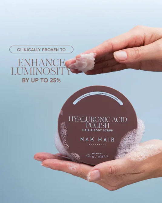 NAK Signature Senses Hyaluronic Polish Hair & Body Scrub 225g
