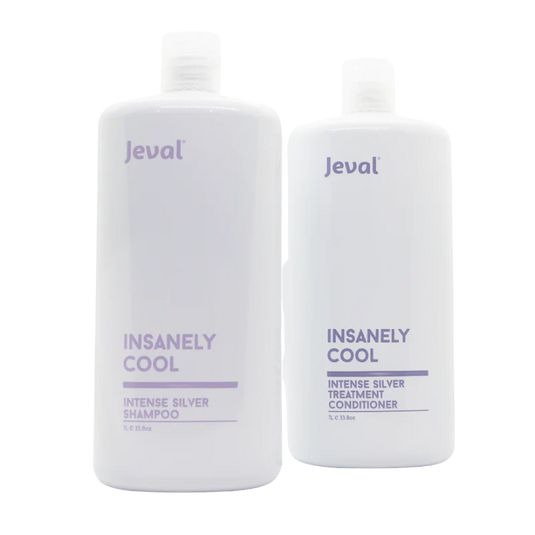 Jeval Insanely Cool Intense Silver Shampoo & Treatment Conditioner 1 litre