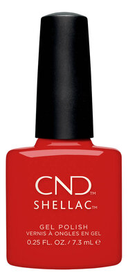 Load image into Gallery viewer, CND Shellac Gel Polish Devil Red 7.3ml
