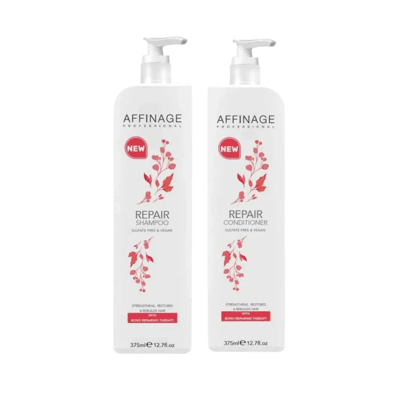 Load image into Gallery viewer, Affinage Repair Shampoo &amp; Conditioner 375ml Duo
