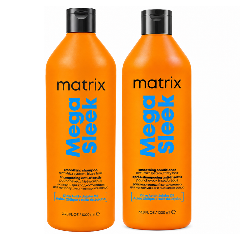 Load image into Gallery viewer, Matrix Total Results Mega Sleek Smoothing Shampoo &amp; Conditioner Duo 1 Litre
