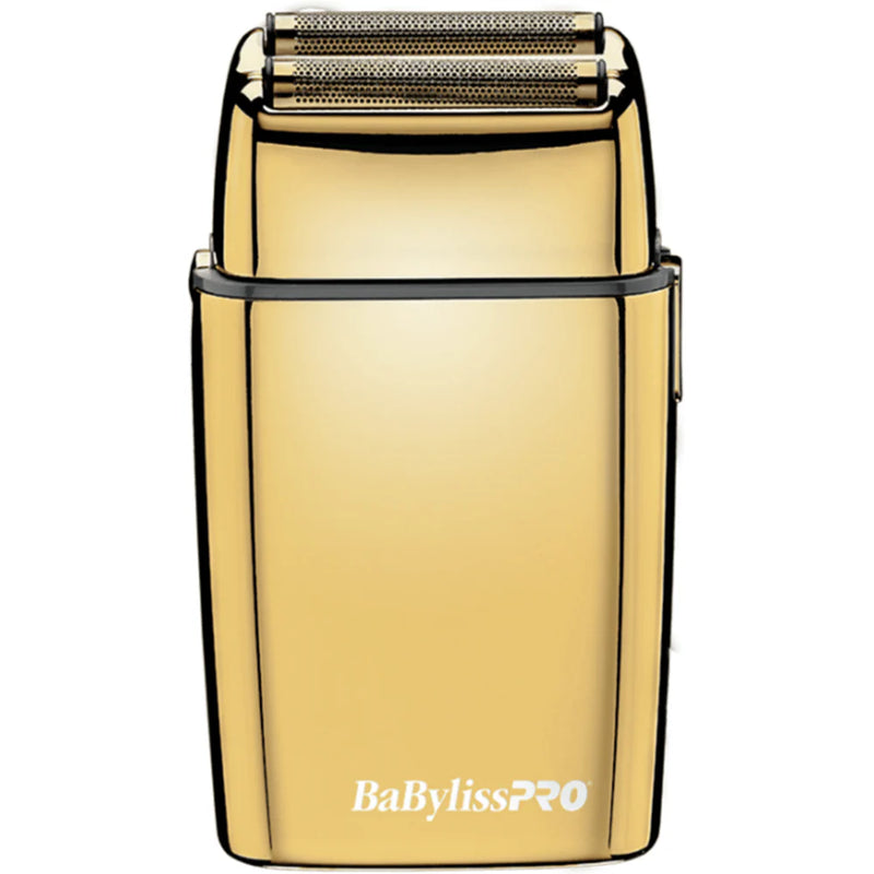 Load image into Gallery viewer, Babyliss Pro FoilFX02 Cord/Cordless Metal Double Foil Shaver Gold
